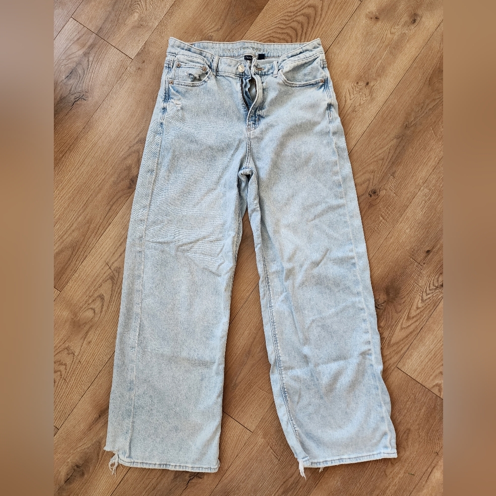 American Eagle Outfitters Light Wash Women's wide leg